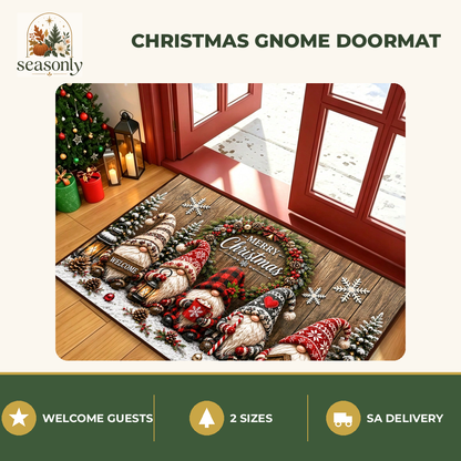 Seasonly Christmas Gnome Doormat