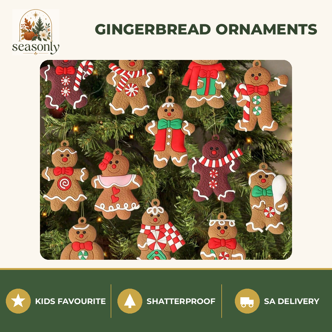 Seasonly Gingerbread Man Ornaments