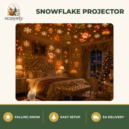 Seasonly Snowflake LED Christmas Projector