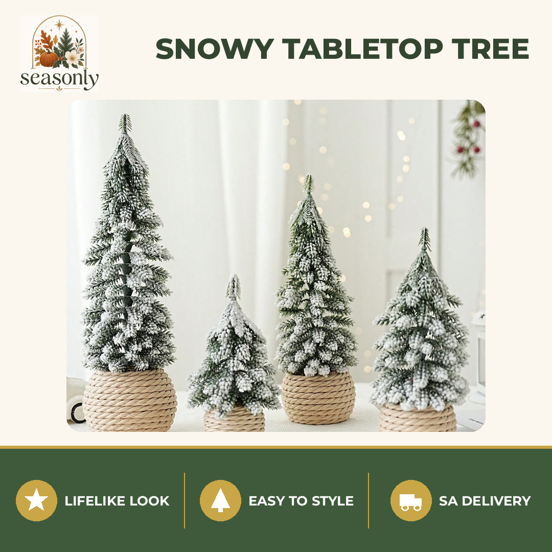 Seasonly Snowy Nordic Tabletop Tree
