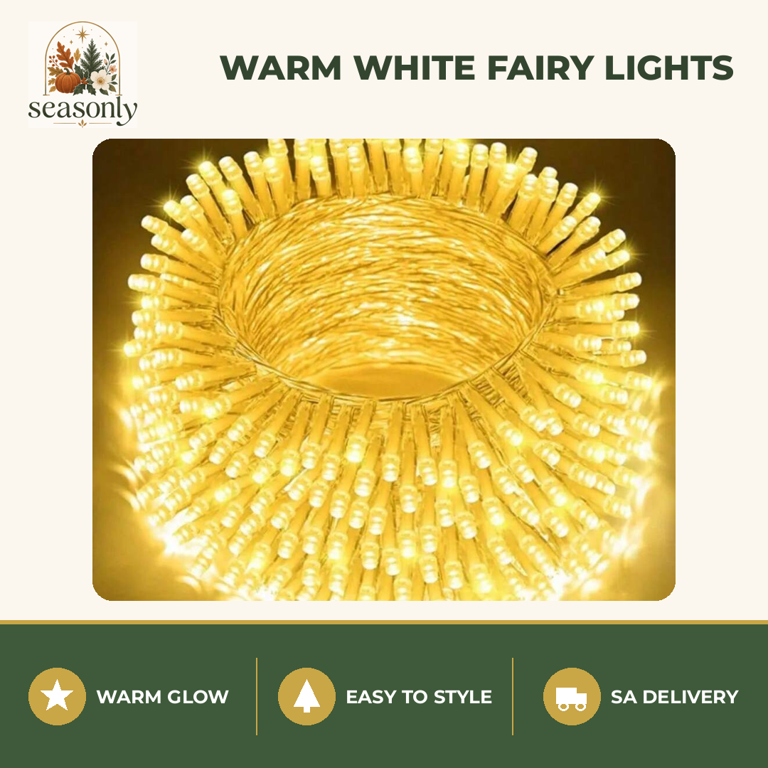 Seasonly Warm White Fairy String Lights