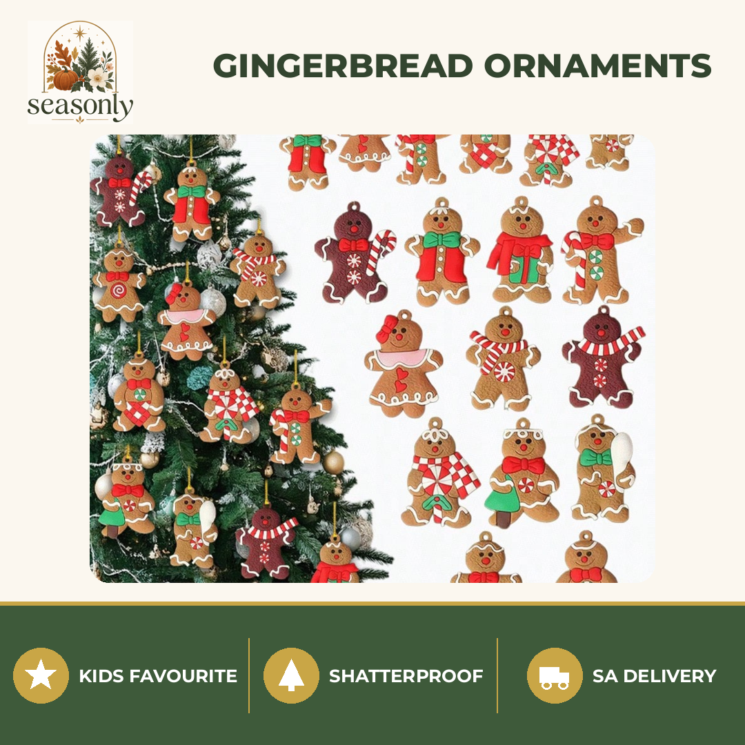 Seasonly Gingerbread Man Ornaments