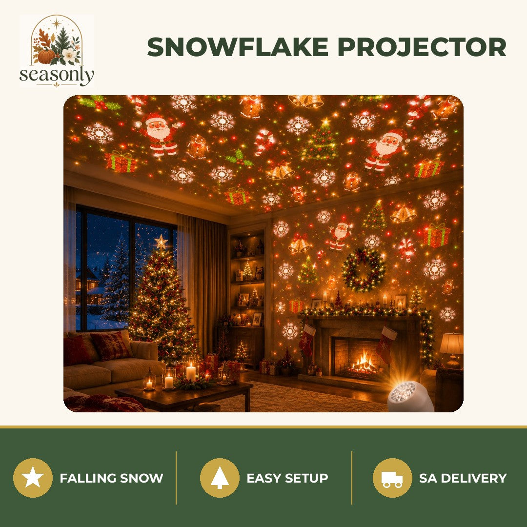 Seasonly Snowflake LED Christmas Projector