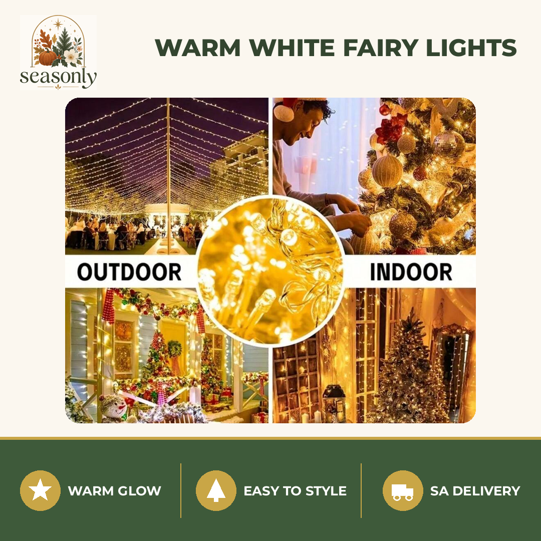 Seasonly Warm White Fairy String Lights