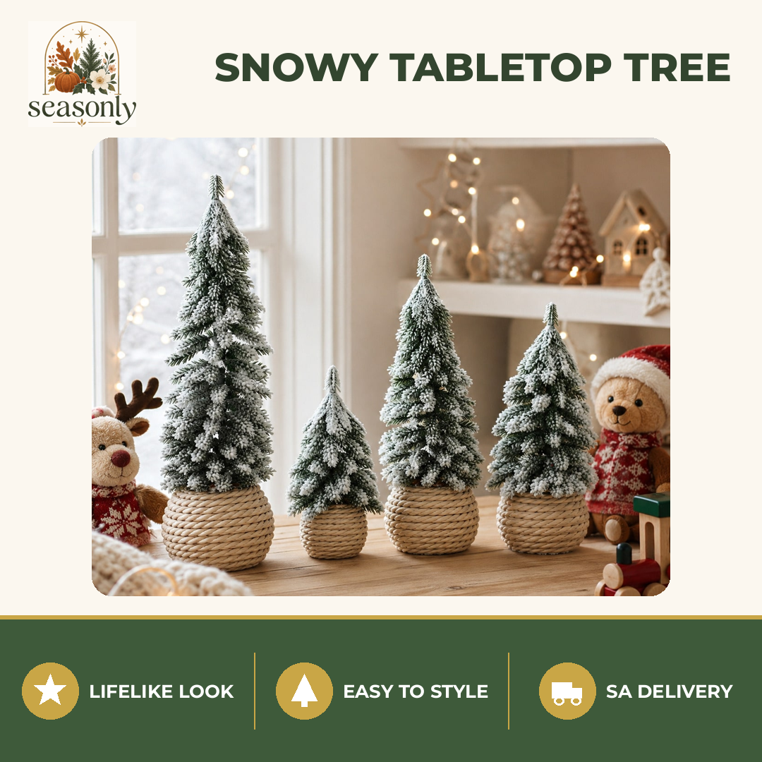 Seasonly Snowy Nordic Tabletop Tree