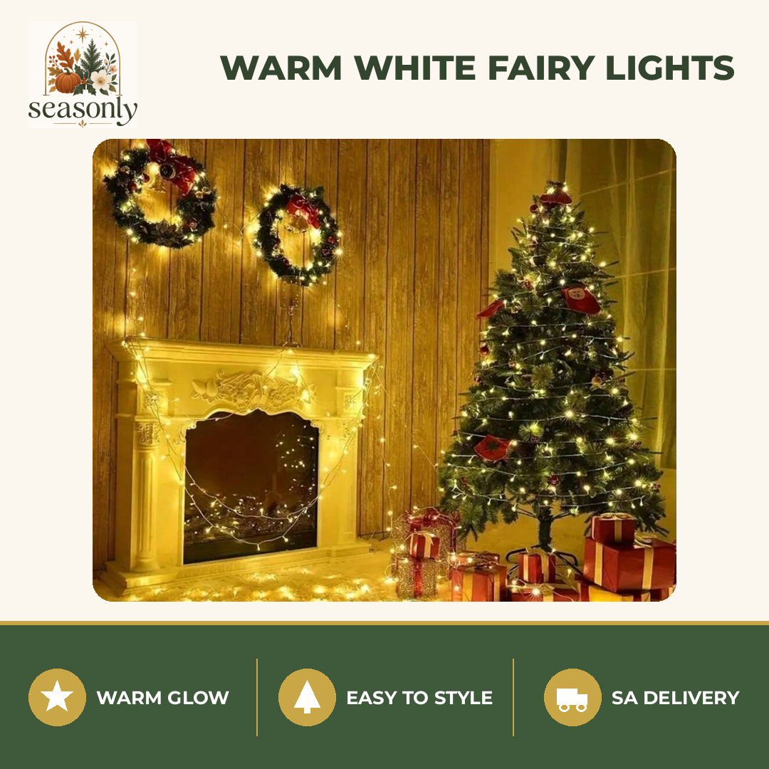 Seasonly Warm White Fairy String Lights