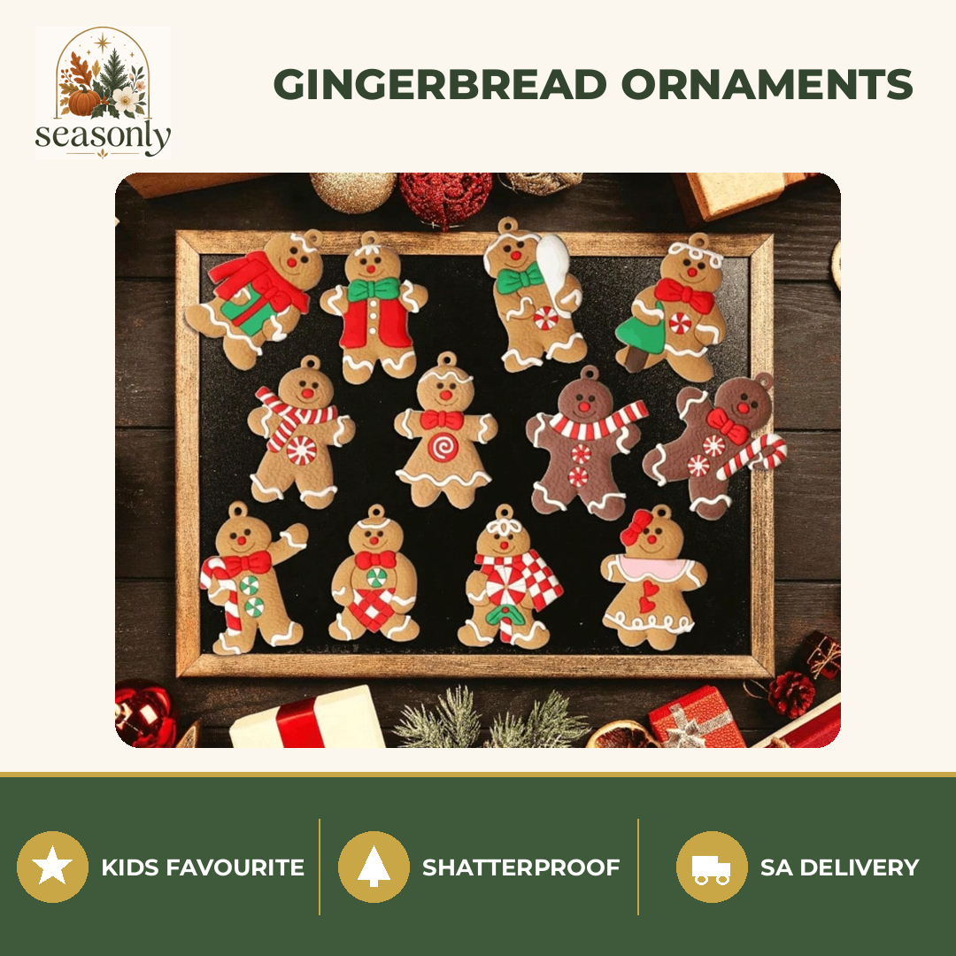 Seasonly Gingerbread Man Ornaments