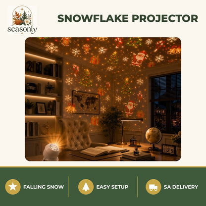 Seasonly Snowflake LED Christmas Projector