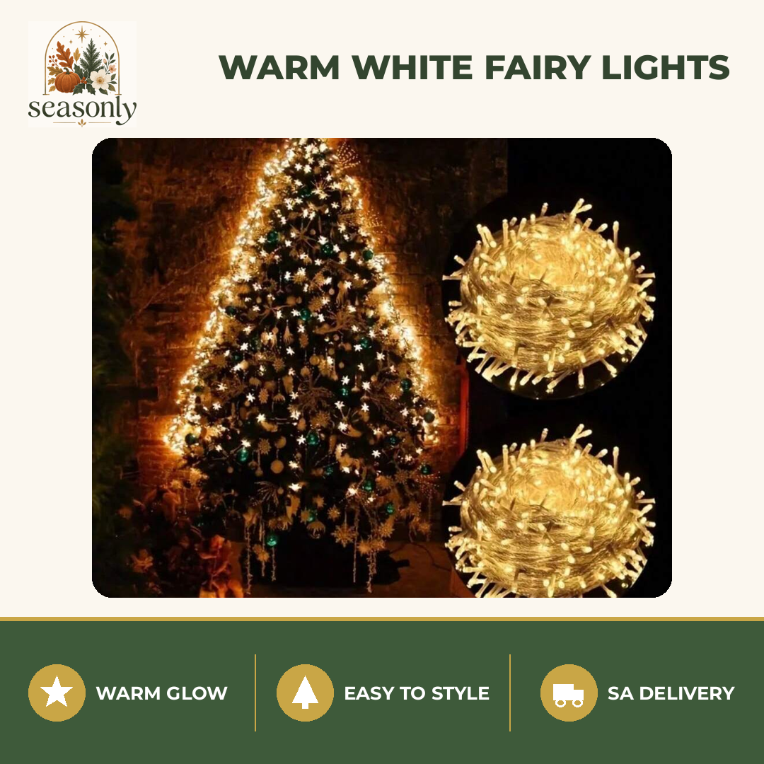 Seasonly Warm White Fairy String Lights