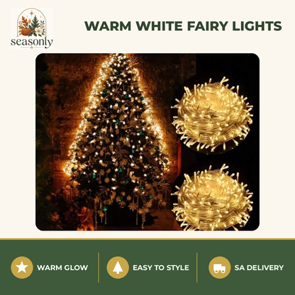 Seasonly Warm White Fairy String Lights
