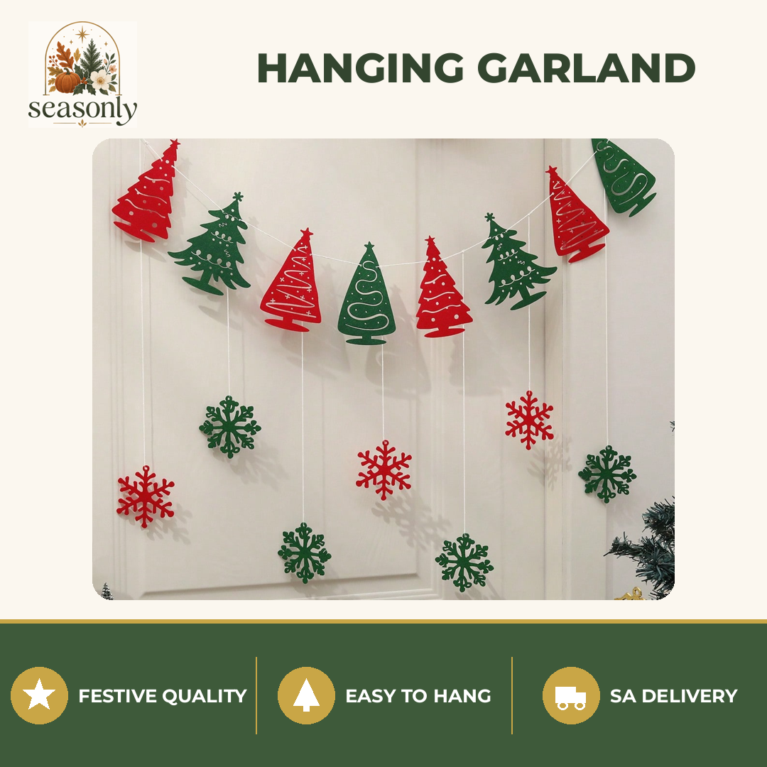 Seasonly Christmas Hanging Garland