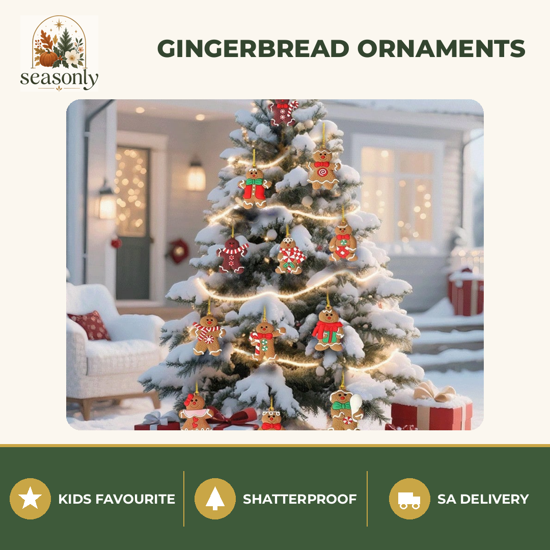 Seasonly Gingerbread Man Ornaments