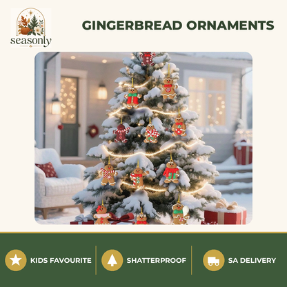 Seasonly Gingerbread Man Ornaments