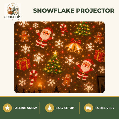 Seasonly Snowflake LED Christmas Projector
