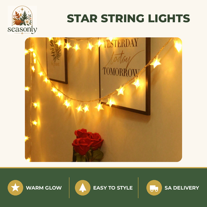 Seasonly Star String Lights – Warm Light
