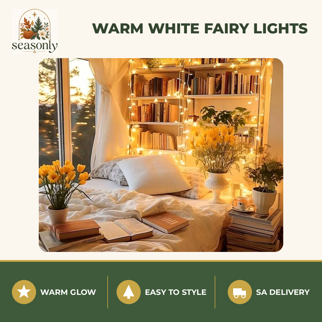 Seasonly Warm White Fairy String Lights